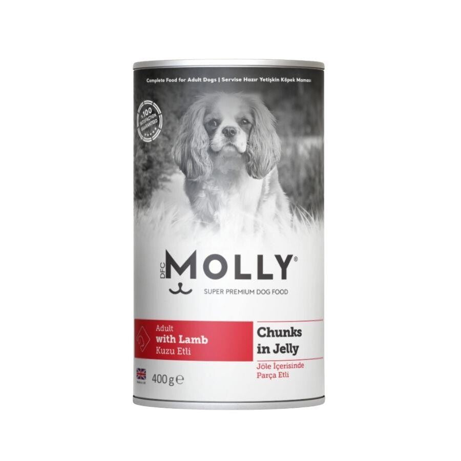 Molly Jöle İçinde Parça Kuzu Etli Yetişkin Köpek Konservesi 400 GR | SRC: Barcode: 8680542870921